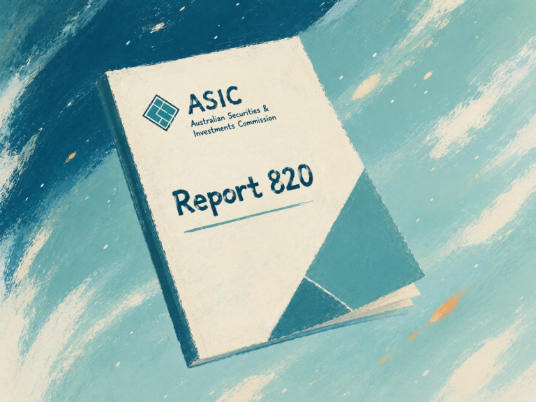 your guide to the asic report 820